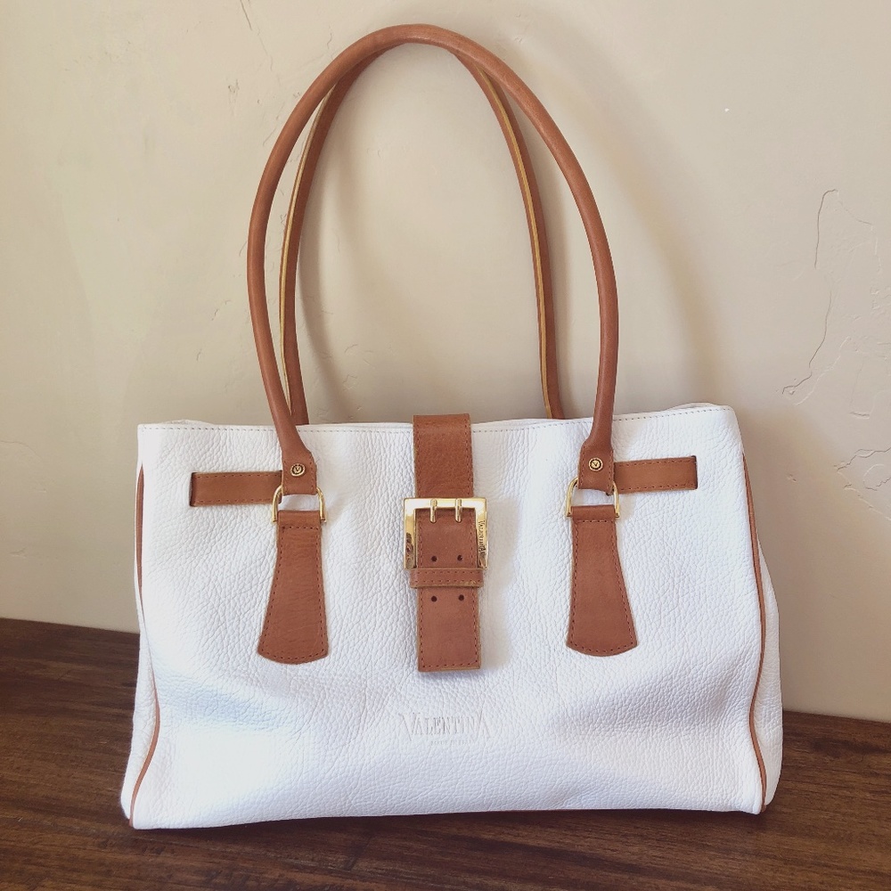 (NWOT) Genuine Valentina Leather Shoulder Bag